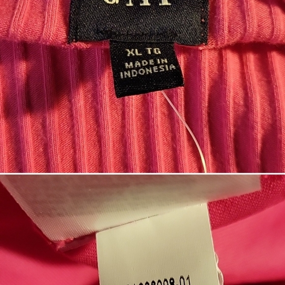 NWT Gap Mixed Fabric Flutter Sleeve Maxi Dress - Picture 4 of 4